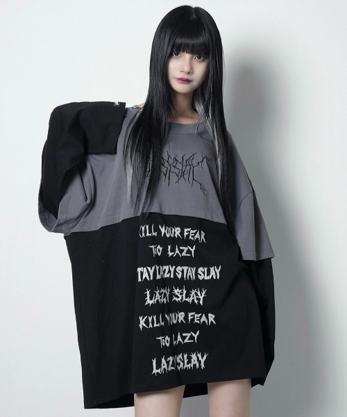 セール】レイヤープリントロンT（Tシャツ/カットソー）｜LAZYSLAY
