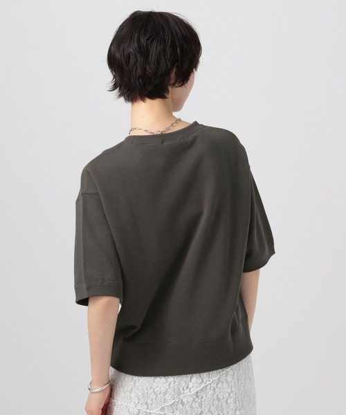 Champion(チャンピオン)の「【Champion(チャンピオン)】別注スウェット半袖Tシャツ(Tシャツ/カットソー・レディース・ナチュラル/ブラック/ライトグレー/ネイビー・FREE)」の13枚目の写真