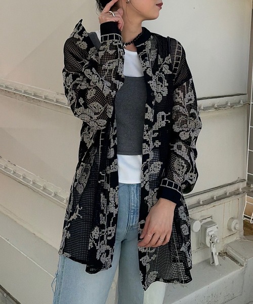 Ameri(�A����)��MEDI CROSS STITCH LIKE SHIRT(�V���c/�u���E�X)