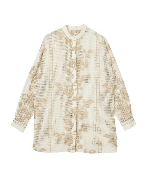 MEDI CROSS STITCH LIKE SHIRT（シャツ/ブラウス）｜Ameri（アメリ）の