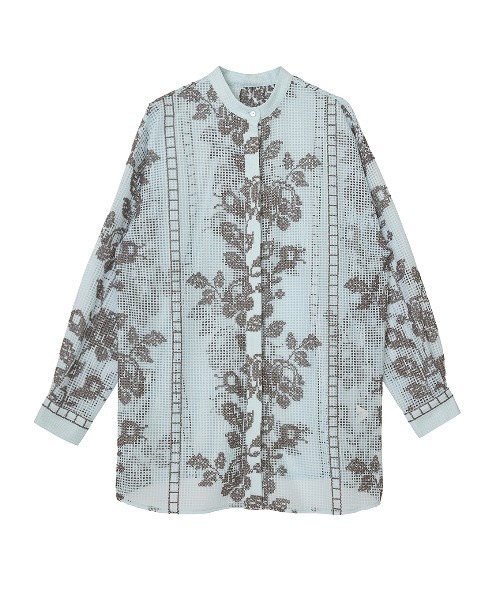 MEDI CROSS STITCH LIKE SHIRT（シャツ/ブラウス）｜Ameri（アメリ）の