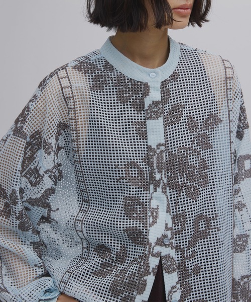 MEDI CROSS STITCH LIKE SHIRT（シャツ/ブラウス）｜Ameri（アメリ）の