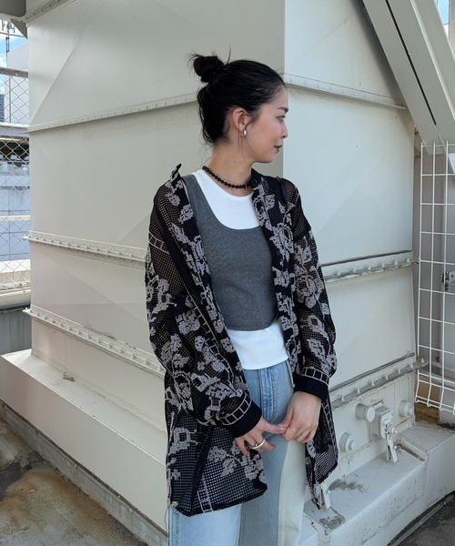 MEDI CROSS STITCH LIKE SHIRT（シャツ/ブラウス）｜Ameri（アメリ）の