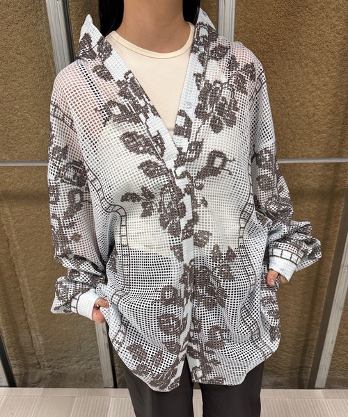 MEDI CROSS STITCH LIKE SHIRT（シャツ/ブラウス）｜Ameri（アメリ）の