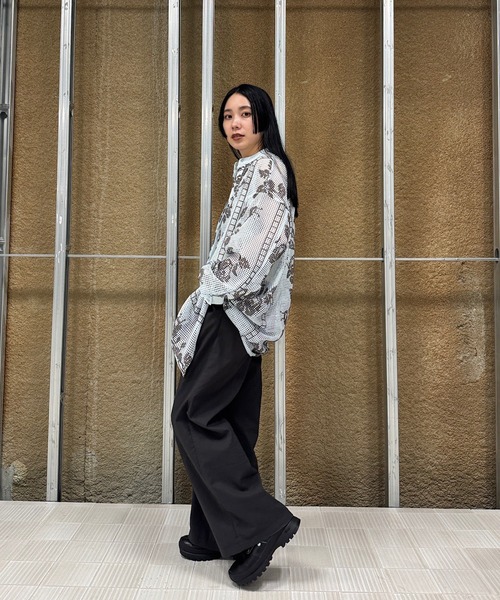 MEDI CROSS STITCH LIKE SHIRT（シャツ/ブラウス）｜Ameri（アメリ）の