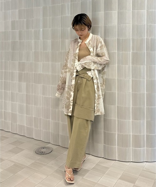MEDI CROSS STITCH LIKE SHIRT（シャツ/ブラウス）｜Ameri（アメリ）の