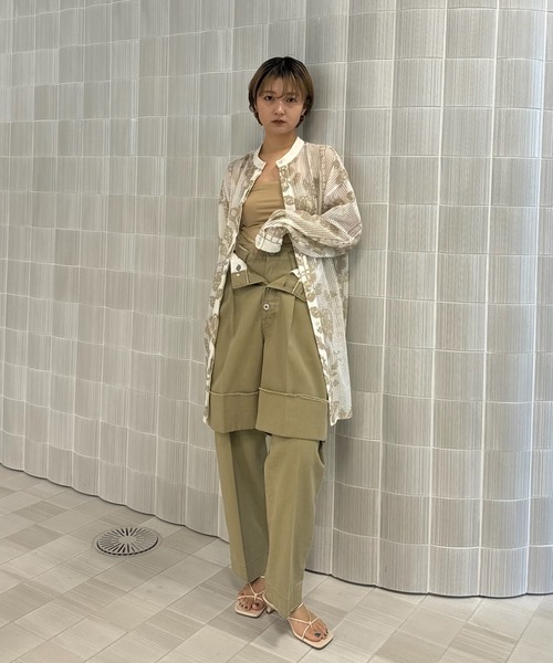 MEDI CROSS STITCH LIKE SHIRT（シャツ/ブラウス）｜Ameri（アメリ）の