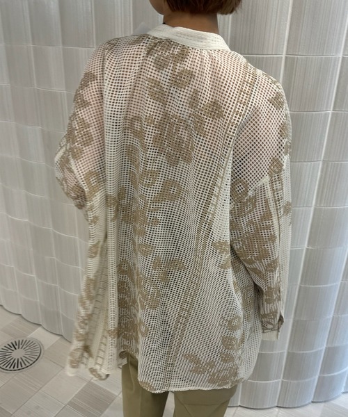 MEDI CROSS STITCH LIKE SHIRT（シャツ/ブラウス）｜Ameri（アメリ）の