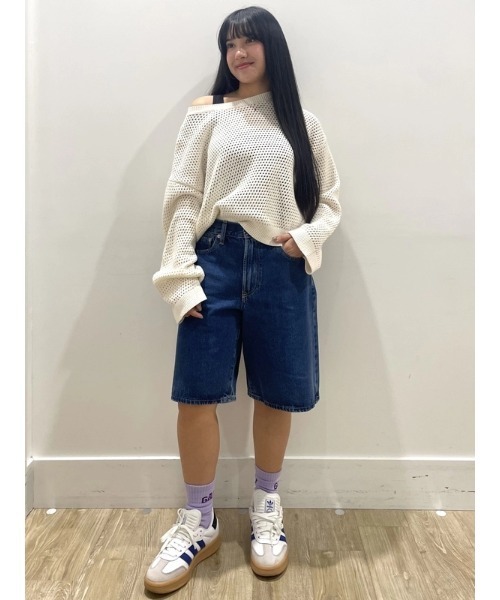 GAP(ギャップ)の「コットン100% クロシェ リラックスフィットセーター(ニット/セーター・レディース・ブラック/アイボリー・XS/S/M/L/XL/XXS)」の13枚目の写真
