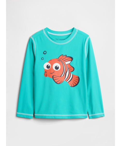 GAP(ギャップ)の「babyGap × ディズニー ラッシュガード(水着・キッズ・ホワイト/アクア/オレンジ・100cm/105cm/110cm/95cm/90cm/80cm/70cm)」の2枚目の写真