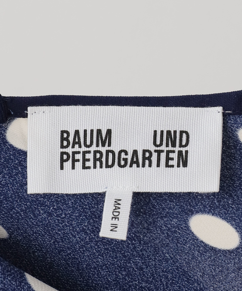 BAUM UND PFERDGARTEN（バウムウンドヘルガーデン）の「BAUM UND PFERDGARTEN ATALIA 24888（ワンピース・レディース・ネイビー・36）」の10枚目の写真