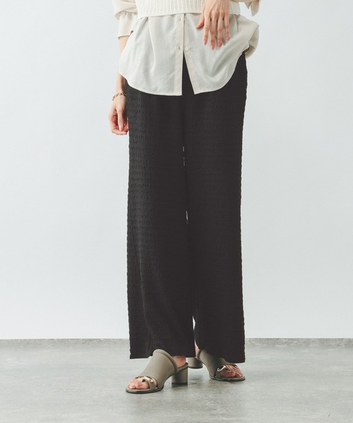 GLOBAL WORK(グローバルワーク)の「ジャガードフレアパンツ/656729(その他パンツ・レディース・ダークブラウン/ブラック・MEDIUM/LARGE)」の6枚目の写真