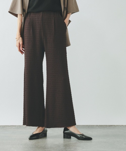 GLOBAL WORK(グローバルワーク)の「ジャガードフレアパンツ/656729(その他パンツ・レディース・ダークブラウン/ブラック・MEDIUM/LARGE)」の9枚目の写真