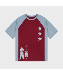 [ユニセックス]3 STAR ラグラン半袖Tシャツ_3カラー