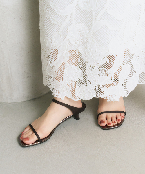 LE TALON（ルタロン）の「3.5cmWストラップサンダル（サンダル・レディース・ブラック×ブラック/ナチュラル/ブラウン/レッド・X-SMALL/SMALL/MEDIUM/LARGE/X-LARGE）」の11枚目の写真