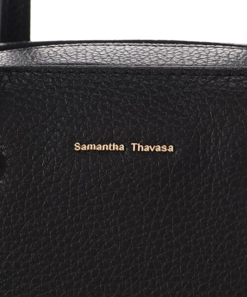 Samantha Thavasa(サマンサタバサ)の「イタリアンシュリンクレザー ボストンバッグ(ハンドバッグ・レディース・キャメル/ブラック・FREE)」の7枚目の写真