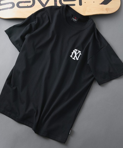 SAVIER(サビアー)の「【SAVIER/サビアー】×【ZERO STAIN/ゼロステイン】コラボ NY ロゴ刺繍 半袖 Tシャツ/ NY Logo(Tシャツ/カットソー・メンズ・ホワイト/ブラック/オフホワイト・MEDIUM/LARGE)」の3枚目の写真