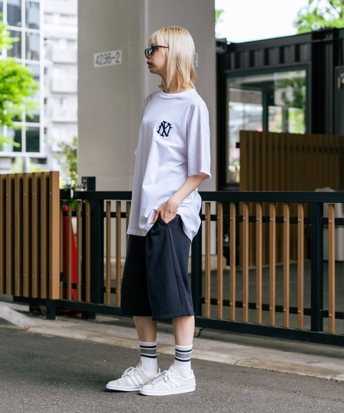 SAVIER(サビアー)の「【SAVIER/サビアー】×【ZERO STAIN/ゼロステイン】コラボ NY ロゴ刺繍 半袖 Tシャツ/ NY Logo(Tシャツ/カットソー・メンズ・ホワイト/ブラック/オフホワイト・MEDIUM/LARGE)」の8枚目の写真