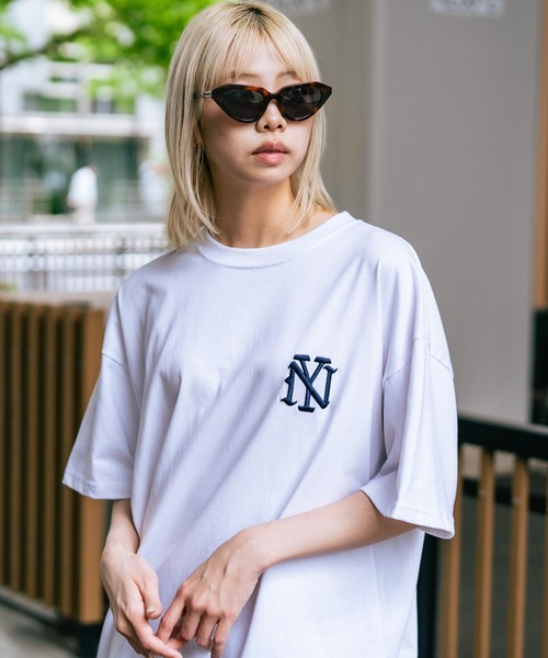 SAVIER(サビアー)の「【SAVIER/サビアー】×【ZERO STAIN/ゼロステイン】コラボ NY ロゴ刺繍 半袖 Tシャツ/ NY Logo(Tシャツ/カットソー・メンズ・ホワイト/ブラック/オフホワイト・MEDIUM/LARGE)」の17枚目の写真