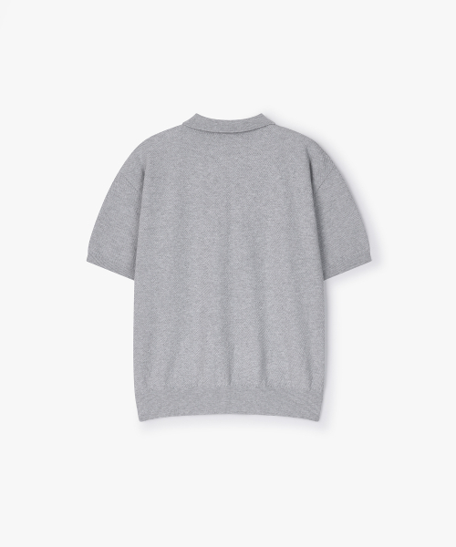 FLAWSROOM(フローズルーム)の「Pure Cotton Collar Knit GREY(ニット/セーター・メンズ・その他・SMALL/MEDIUM/LARGE)」の3枚目の写真