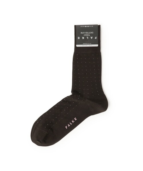 FALKE（ファルケ）の「FALKE / Tiago ドットライン ソックス（ソックス/靴下・メンズ・シルバー/ブラック/ブラウン・ONE SIZE）」の3枚目の写真