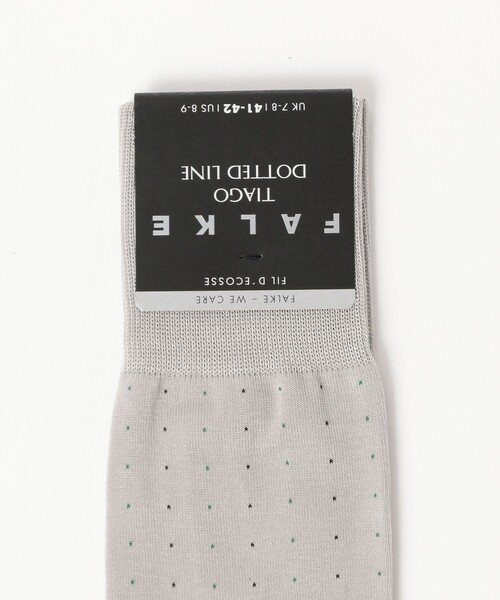 FALKE（ファルケ）の「FALKE / Tiago ドットライン ソックス（ソックス/靴下・メンズ・シルバー/ブラック/ブラウン・ONE SIZE）」の4枚目の写真