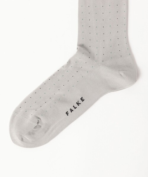 FALKE（ファルケ）の「FALKE / Tiago ドットライン ソックス（ソックス/靴下・メンズ・シルバー/ブラック/ブラウン・ONE SIZE）」の5枚目の写真