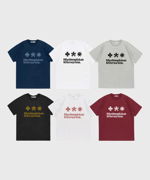 mydeepbluememories(マイディープブルーメモリーズ)の「90s MM SYMBOL LOGO T-SHIRTS(WHITE)(Tシャツ/カットソー・レディース・ホワイト・1/2)」の2枚目の写真