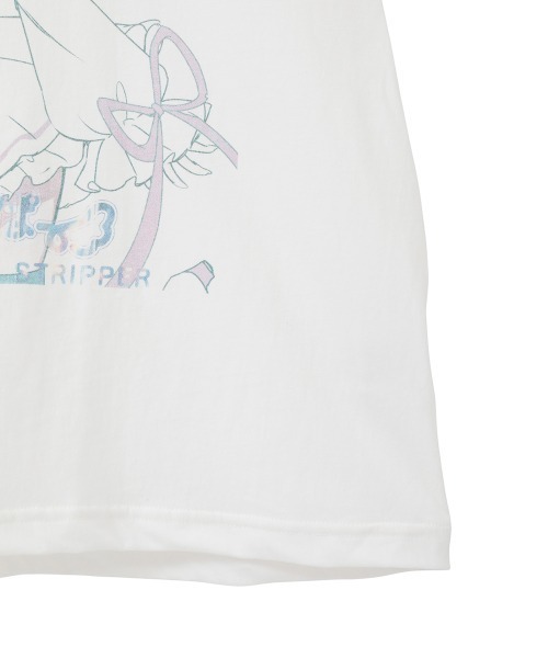 Candy Stripper(キャンディストリッパー)の「CANDY ANIME BIG Tシャツ(Tシャツ/カットソー・レディース・ピンク/ライトブルー/ブラック/オフホワイト・FREE)」の8枚目の写真