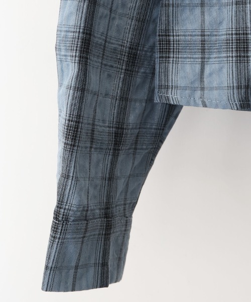 SpRay(スプレイ)の「チェックフロントシャーリングシャツ(シャツ/ブラウス・レディース・ホワイト/チャコールグレー/ブラック/ブルー・FREE)」の20枚目の写真