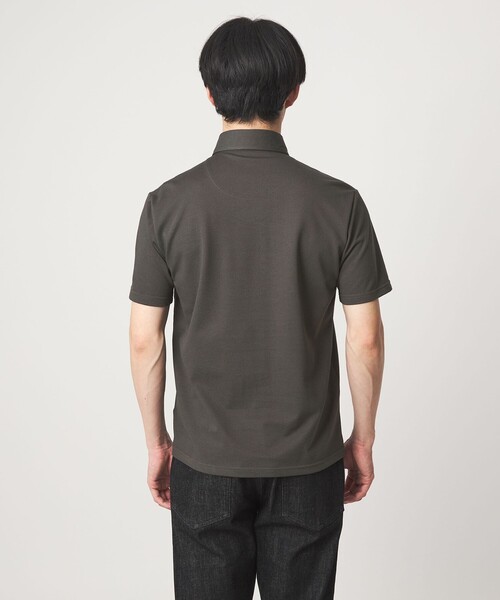 green label relaxing（グリーンレーベルリラクシング）の「＜gim＞26SS アメリカンシーアイランド ビズ ポロシャツ -吸水速乾-（ポロシャツ・メンズ・ダークグレー/ネイビー/ホワイト/ライム・M/L/S/XL）」の13枚目の写真
