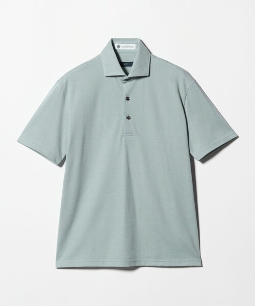 green label relaxing（グリーンレーベルリラクシング）の「＜gim＞26SS アメリカンシーアイランド ビズ ポロシャツ -吸水速乾-（ポロシャツ・メンズ・ダークグレー/ネイビー/ホワイト/ライム・M/L/S/XL）」の6枚目の写真