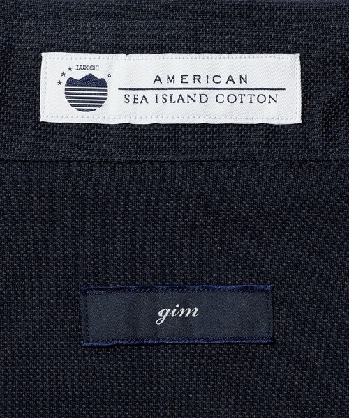 green label relaxing（グリーンレーベルリラクシング）の「＜gim＞26SS アメリカンシーアイランド ビズ ポロシャツ -吸水速乾-（ポロシャツ・メンズ・ダークグレー/ネイビー/ホワイト/ライム・M/L/S/XL）」の9枚目の写真