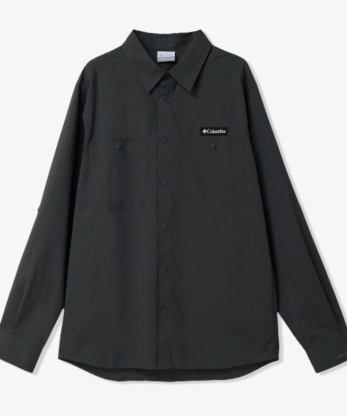 Columbia（コロンビア）の「コロンビア  グレイシャルビスタロングスリーブシャツ（シャツ/ブラウス・メンズ・ダークグレー/カーキ・L/M/LL）」の2枚目の写真