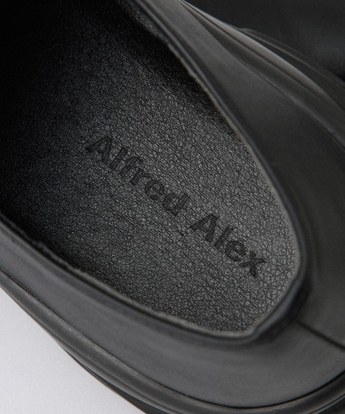 Alfred Alex(アルフレッドアレックス)の「【Alfred Alex】+5cm Chunky High-Sole Belt Sneaker Loafer / ハイソール ベルトスニーカーローファー(ローファー・メンズ・ブラック・L/M/S)」の15枚目の写真