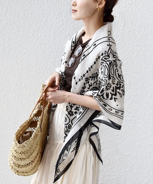 manipuri（マニプリ）の「manipuri: 120*120 STOLE（ストール/ショール