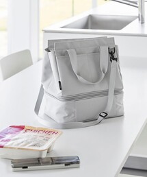 tower（タワー）の「【tower】セパレートできる横からパッとランチバッグ / 保冷・保温 2WAY（トートバッグ）」