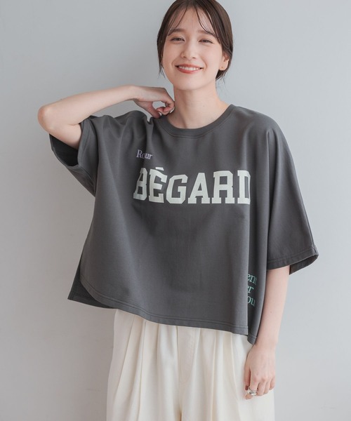 studio CLIP(スタディオクリップ)の「アソートロゴ刺繍プルオーバー(Tシャツ/カットソー・レディース・ライトグレー/スモーク/シルバーグレー/オフホワイト・FREE)」の12枚目の写真