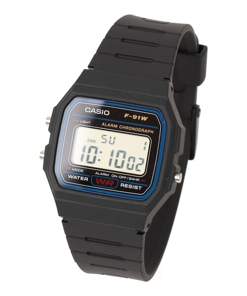 CASIO(カシオ)の「CASIO:F-91W-1JH ウォッチ(デジタル腕時計・メンズ・ブラック・ONE SIZE)」の1枚目の写真