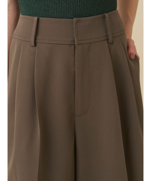 SNIDEL（スナイデル）の「シンプルタックパンツ（その他パンツ・レディース・ブラウン/グレー/ライトベージュ・0/1）」の12枚目の写真