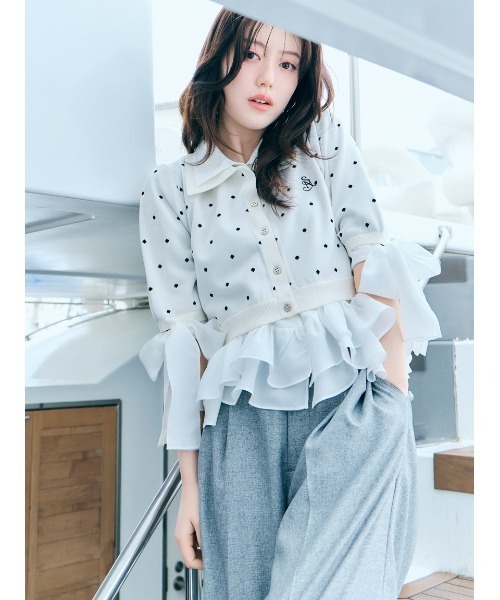 SNIDEL（スナイデル）の「シンプルタックパンツ（その他パンツ・レディース・ブラウン/グレー/ライトベージュ・0/1）」の17枚目の写真