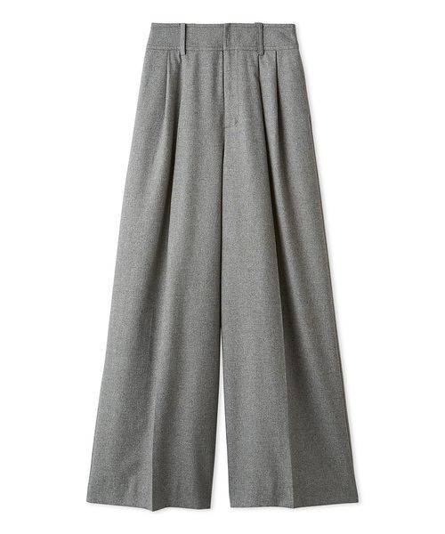 SNIDEL（スナイデル）の「シンプルタックパンツ（その他パンツ・レディース・ブラウン/グレー/ライトベージュ・0/1）」の5枚目の写真