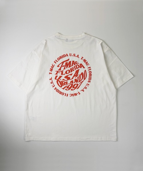 セール】サークル発泡プリント 半袖Tシャツ（Tシャツ/カットソー）｜T
