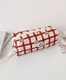 Mignonjour（ミニョンジュール）の「Mignonjour/さくらんぼチェック柄ペンケース M2926（ペン類）」