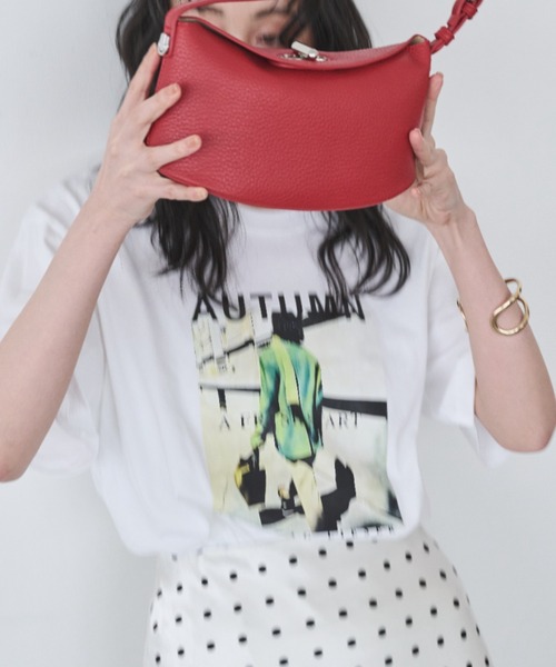 Anclear oui(アンクリアウィ)の「アソートプリントデザインT(Tシャツ/カットソー・レディース・ホワイト系その他/ホワイト系その他3/ホワイト系その他2・F)」の11枚目の写真