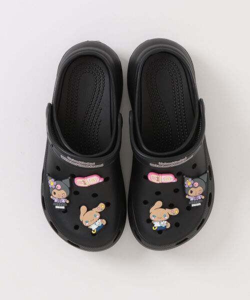 sanrio(サンリオ)の「【2WAY】立体キャラクターチャーム付き 軽量厚底EVAサンダル 3517(サンダル・レディース・ブラック/ホワイト/ピンク・M/L/LL)」の7枚目の写真