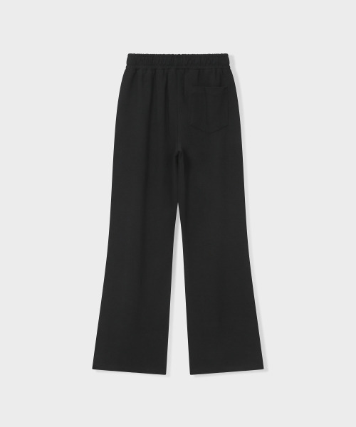 GRUNDEN（グルンデン）の「MILD BOOTCUT PANTS (BLACK)（スウェットパンツ・レディース・その他・OS）」の3枚目の写真