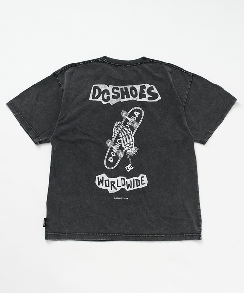 DC SHOES(ディーシーシューズ)の「DC SHOES メンズ 26 PRAY FOR SKATE SS Tシャツ 【2026年春夏モデル】(Tシャツ/カットソー・メンズ・ホワイト/ホワイト系その他/ブラック系その他/ブラック・LARGE/MEDIUM/SMALL/X-LARGE)」の1枚目の写真