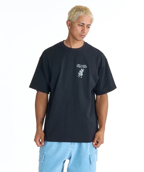 DC SHOES(ディーシーシューズ)の「DC SHOES メンズ 26 PRAY FOR SKATE SS Tシャツ 【2026年春夏モデル】(Tシャツ/カットソー・メンズ・ホワイト/ホワイト系その他/ブラック系その他/ブラック・LARGE/MEDIUM/SMALL/X-LARGE)」の6枚目の写真