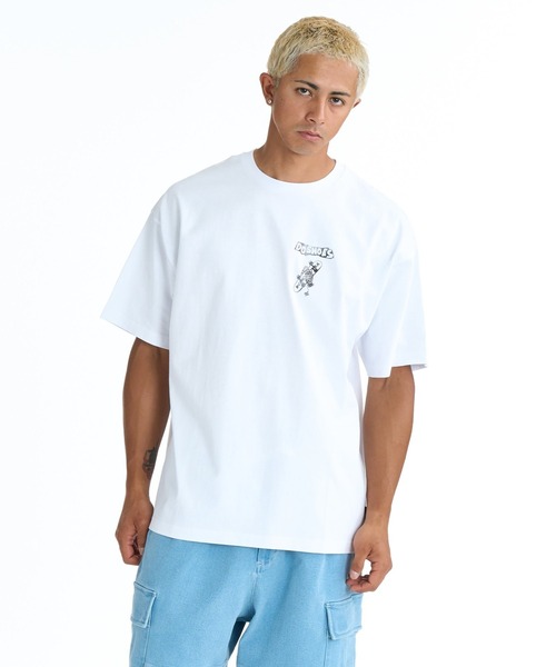 DC SHOES(ディーシーシューズ)の「DC SHOES メンズ 26 PRAY FOR SKATE SS Tシャツ 【2026年春夏モデル】(Tシャツ/カットソー・メンズ・ホワイト/ホワイト系その他/ブラック系その他/ブラック・LARGE/MEDIUM/SMALL/X-LARGE)」の11枚目の写真